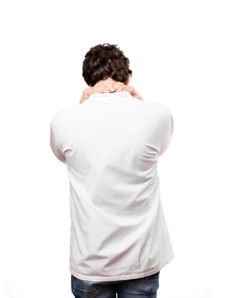 Young doctor man back — Stock Photo, Image