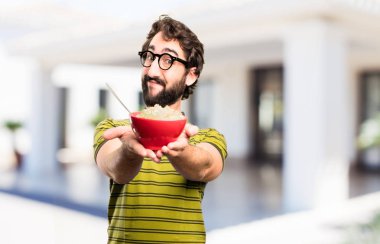 cool delikanlı having kahvaltı