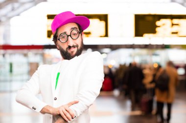 Genç çılgın işadamı için bir meydan okuma karşı karşıya