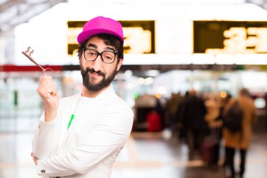 çılgın genç işadamı ile eski anahtar