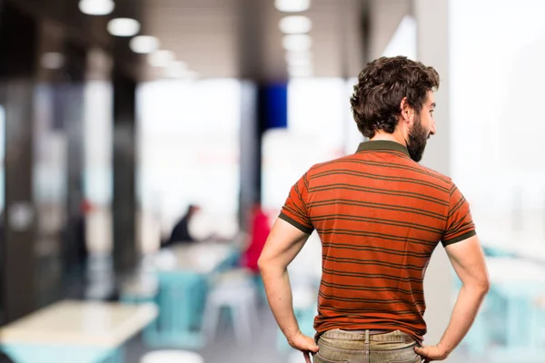 Young cool man back — Stock Photo, Image