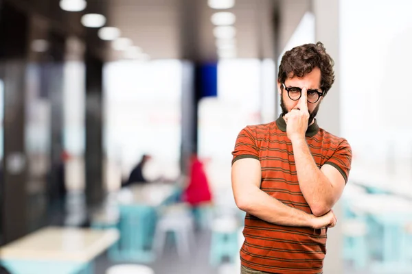 Young cool man thinking — Stock Photo, Image