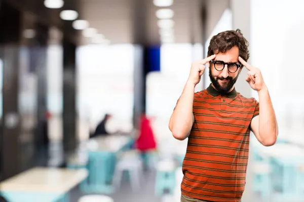 Leuke jongeman denken — Stockfoto