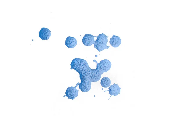 Textura Respingo Tinta Azul — Fotografia de Stock