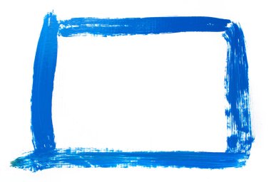 mavi boya sıçrama doku