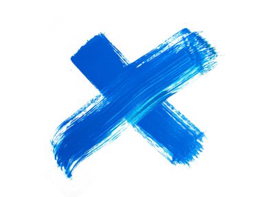 mavi boya sıçrama doku