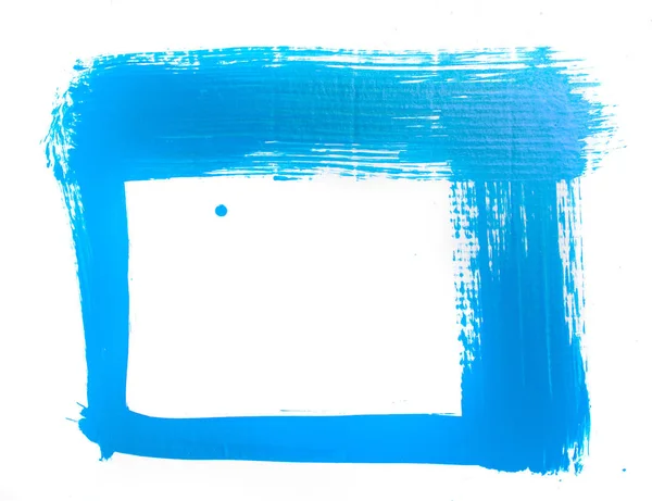 Textura Salpicadura Pintura Azul — Foto de Stock