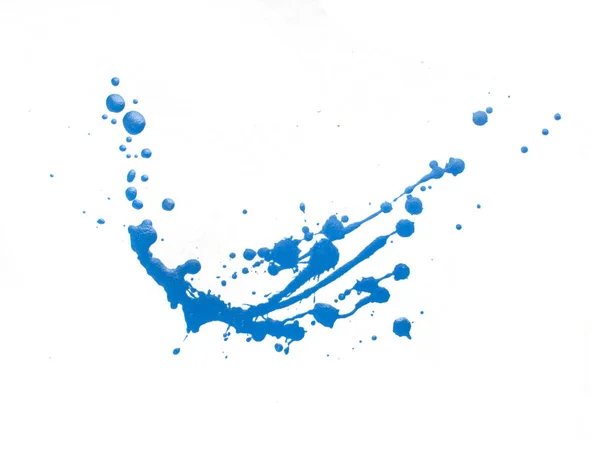 Modrá Barva Šplouchnutí Textura — Stock fotografie