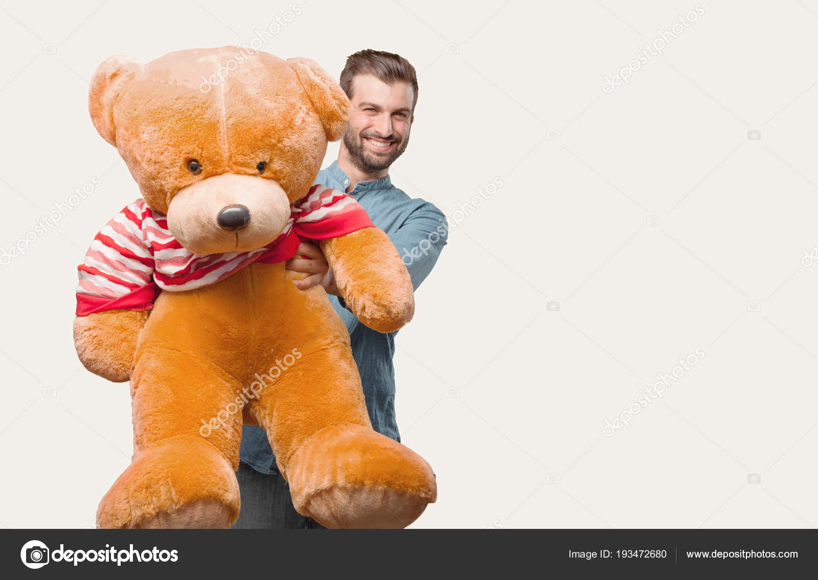 teddy bear person