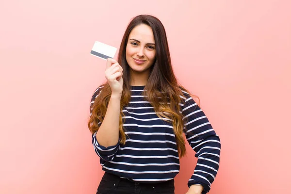 Jovem Bonito Mulher Dinheiro Conceito — Fotografia de Stock