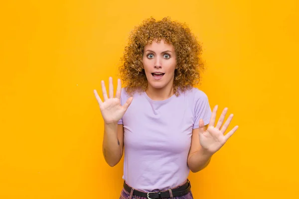 Young Afro Woman Looking Nervous Anxious Concerned Saying Fault Didn — Stock Photo, Image