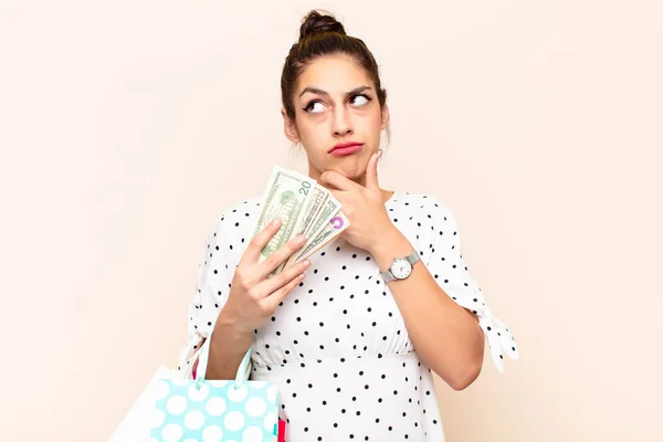 Young Pretty Woman Shouting Aggressively Angry Expression Fists Clenched Celebrating — Stock Photo, Image