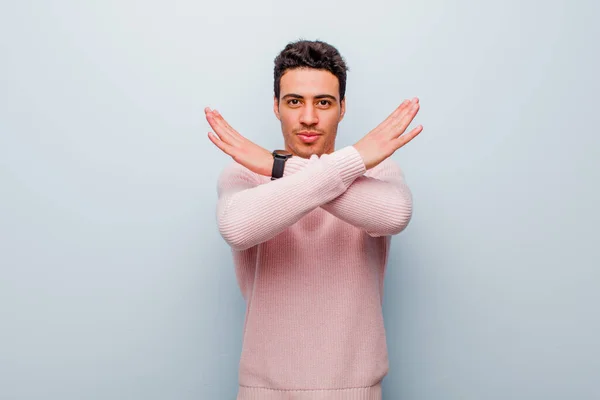 Junger Arabischer Mann Der Genervt Und Krank Von Deiner Haltung — Stockfoto