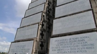 İnsanlar deniz feneri Christopher Columbus anıt Santo Domingo, Dominik Cumhuriyeti girin..