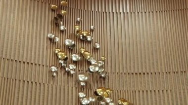 İç Dekorasyon gösterilme Parlamentosu Inari, Finlandiya.