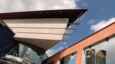 Gothenburg, İsveç'te bina Gothenburg opera dış.