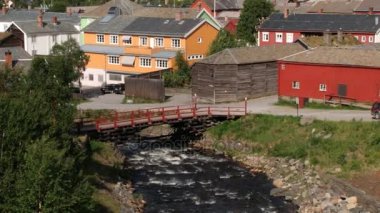 Bakır maden kasaba Roros Roros, Norveç için görüntüleyin.