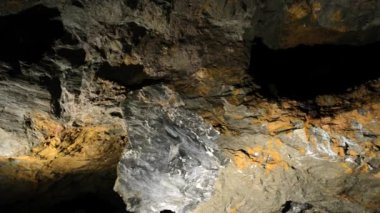 Tarihi krallar duvarlara Olav underground bakır benim Roros, Norveç'te görüntülemek.