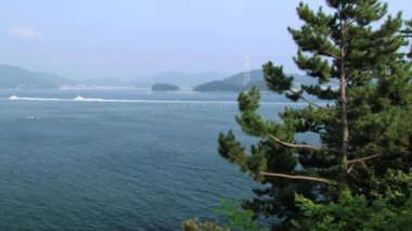 Bay Tongyeong, Kore görüntülemek.