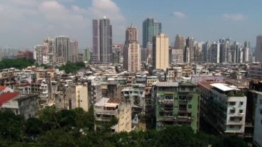 Yerleşim alanı binasına gelen kale Our Lady, Mount St. Paul Makao, Çin için görüntülemek.