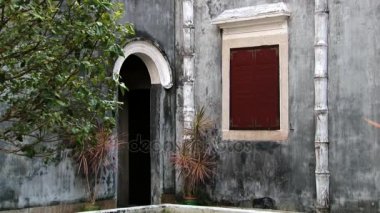 Makao, Çin Mandarin tarihi evin dış. Mandarin House turistik Macau biridir.