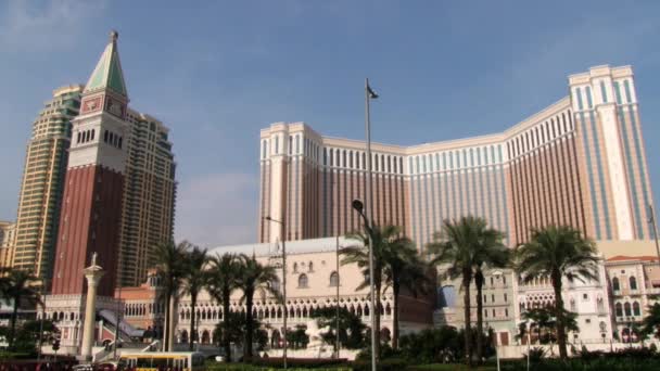 中国、マカオのベネチアン リゾート ホテルを表示します。. — ストック動画