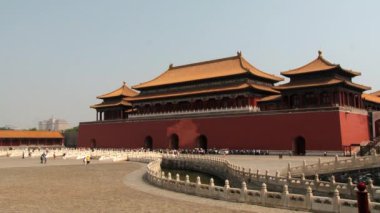 Kare ve Binalar Gugun Sarayı Pekin, Çin için görüntüleyin.