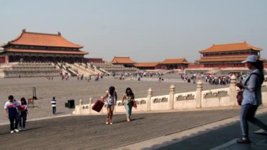 Gugun Sarayı Pekin, Çin için turist ziyaret.