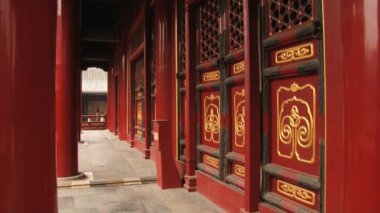 Beijing, Çin Konfüçyüs Tapınağı köşk.