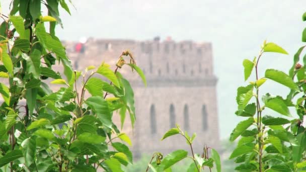 Les touristes visitent la Grande Muraille à Mutianyu, Chine . — Video