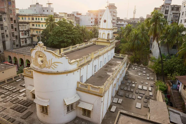 Dakka, Bangladeş'te kutsal diriliş Ermeni Apostolik Kilisesi. — Stok fotoğraf