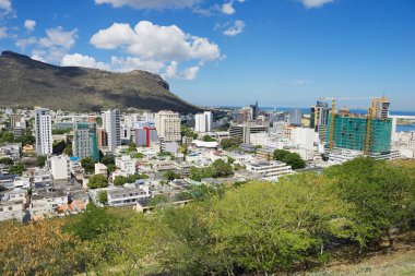 Port Louis, Mauritius şehir merkezine görüntülemek.