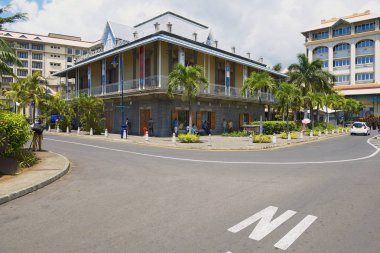 Port Louis, Mauritius bina mavi Penny Müzesi.  