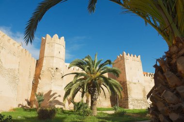 Duvar ve kuleleri Sfax Medine Sfax, Tunus için görüntüleyin.