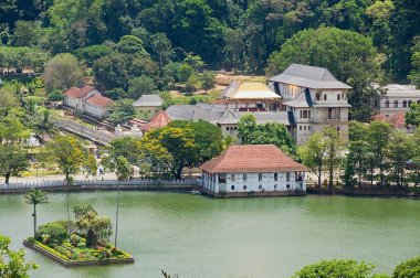 Tapınağın Kandy, Sri Lanka diş görünümüne.