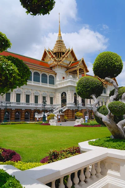 Wat Phra Kaew edifícios complexos em Bangkok, Tailândia . — Fotografia de Stock