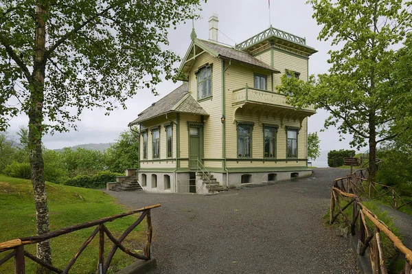 Bergen Norveç Haziran 2012 Troldhaugen Ünlü Norveçli Besteci Edvard Grieg — Stok fotoğraf