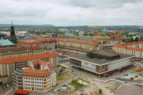 Dresden Alemania Mayo 2010 Vista Aérea Parte Histórica Ciudad Dresde —  Fotos de Stock