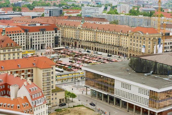 Dresden Alemania Mayo 2010 Vista Aérea Parte Histórica Ciudad Dresde —  Fotos de Stock