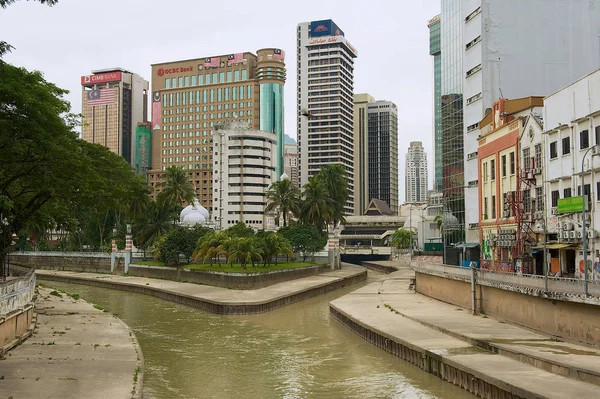 Kuala Lumpur Malaysia August 2009 View Confluence Klang Gombak Rivers — Stock Photo, Image