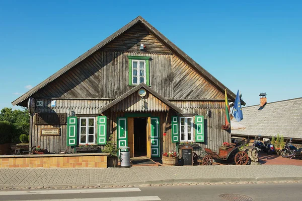 Trakai Lituania Luglio Gennaio 2009 Esterno Del Vecchio Ristorante Tradizionale — Foto Stock