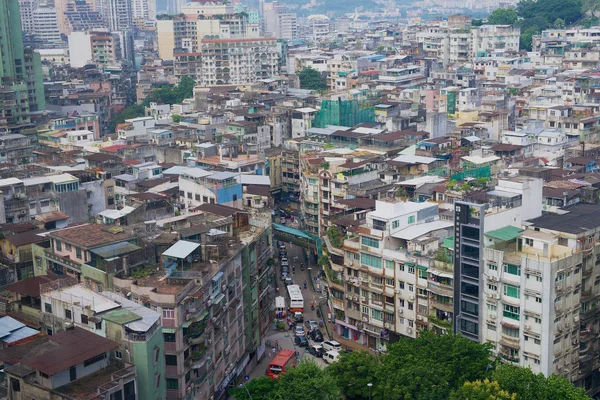 Macau China Setembro 2013 Vista Para Centro Macau Edifícios Residenciais — Fotografia de Stock