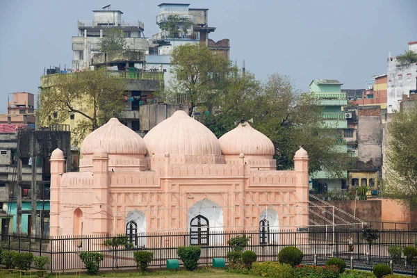 Dhaka Bangladeş Şubat 2014 Bangladeş Dhaka Kentindeki Lalbagh Kalesi Camii — Stok fotoğraf