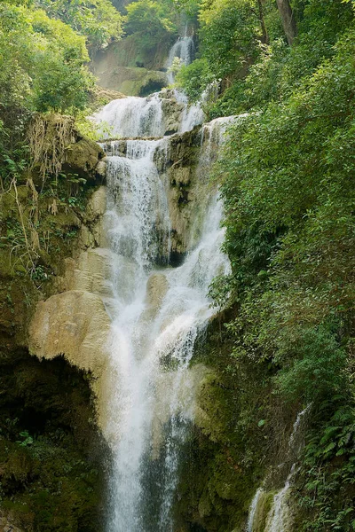 Cachoeira Kuangsi Luang Prabang Laos — Fotografia de Stock