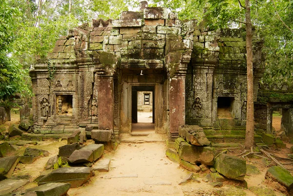 Ruiny chrámu Ta Som v Siem Reap, Kambodža. Royalty Free Stock Obrázky