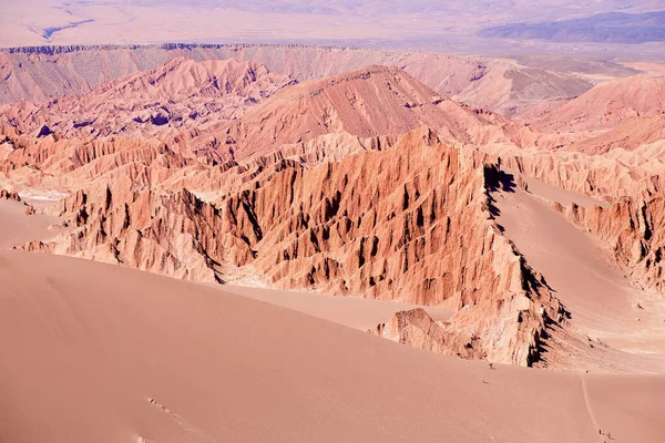 Extreme terrain of the Death valley in Atacama desert at San Pedro de Atacama, Chile.