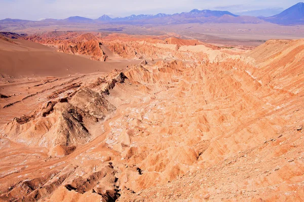 Extreme Terrain Death Valley Formations Atacama Desert San Pedro Atacama — Stock Photo, Image