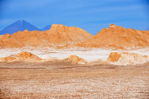 Extreme Terrain Moon Valley Atacama Desert San Pedro Atacama Chile — Stock Photo, Image