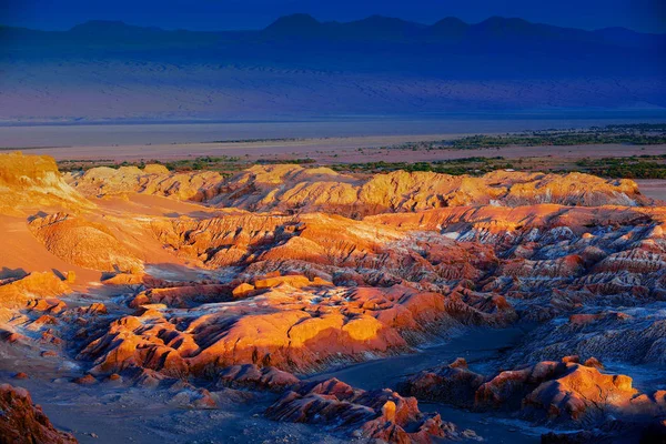 Extreme Terrain Death Valley Atacama Desert Sunset San Pedro Atacama — Stock Photo, Image