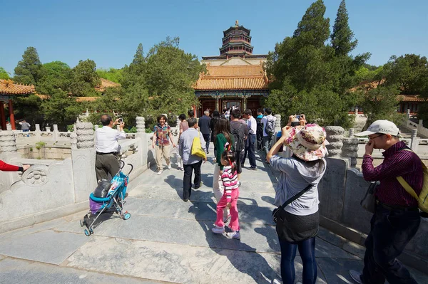 Beijing China Mayo 2009 Gente Visita Palacio Verano Yihe Yuan — Foto de Stock